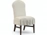 May Hardwood Black Upholstered Armless Dining Chair