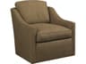 Ovolo Swivel Brown Accent Chair