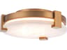 Catalonia 11 inch LED Flush Mount in Aged Brass