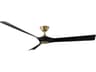 Torque 70 Inch Smart Ceiling Fan in Soft Brass and Matte Black