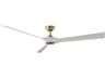 Torque 70 Inch Smart Ceiling Fan in Soft Brass and Matte White