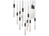 Magic 13-Light Black Linear Pendant