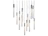 Magic 13-Light Polished Nickel Linear Pendant