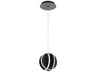 Carillion LED Mini Pendant Light in Black