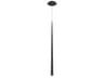 Cascade 1-Light Black Glass LED Mini Pendant