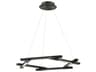 Metric 6-Light Black LED Pendant