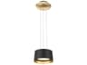 Marimba LED Pendant Gold Leaf