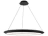 The Ring 1-Light Black LED Round Pendant