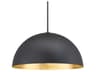 Yolo LED Pendant Light Gold Leaf Dome
