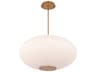 Illusion Pendant Light in Aged Brass
