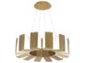 Chronos 12-Light Aged Brass LED Pendant