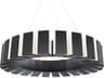Chronos 22-Light Black LED Pendant