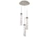 Minx 3-Light Antique Nickel Crystal LED Linear Mini Pendant