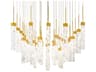 Minx 41-Light Aged Brass Linear Pendant