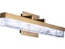 Minx 21 Inch LED Bath Bar Aged Brass