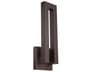 Forq Outdoor Wall Sconce Bronze LED 18 Inch