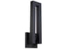 Forq LED Outdoor Wall Sconce Black
