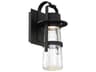 Balthus Outdoor LED Wall Sconce Black