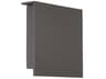 Square Outdoor Wall Sconce in Bronze