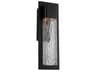 Mist Outdoor Wall Sconce Black
