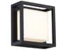 Framed LED Outdoor Wall Sconce Black