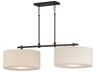 Bongo 2-Light Oil Rubbed Bronze Drum Island Pendant