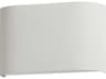 Prime 1-Light Oatmeal Linen White Wall Sconce