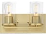Lateral 2- Light Satin Brass Vanity