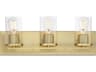 Lateral 3- Light Satin Brass Vanity