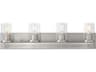 Lateral 4- Light Satin Nickel Vanity