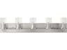 Lateral 5- Light Satin Nickel Vanity