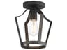 Arden 1- Light Black Lantern Mini Pendant