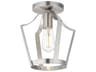Arden 1- Light Satin Nickel Lantern Mini Pendant