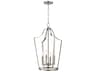 Arden 4- Light Satin Nickel Lantern Pendant