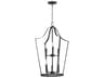 Arden 6- Light Black Lantern Pendant