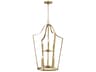 Arden 6- Light Natural Aged Brass Lantern Pendant