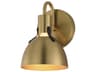 Dusk 1- Light Satin Brass Wall Sconce
