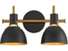 Dusk 2- Light Black Antique Brass Vanity