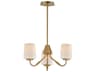 Durham 3-Light Natural Aged Brass Chandelier