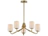 Durham 5-Light Natural Aged Brass Chandelier