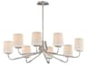 Durham 8- Light Satin Nickel Chandelier
