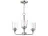Hudson 3- Light Satin Nickel Chandelier