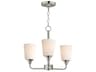 Hudson 3- Light Satin Nickel Chandelier