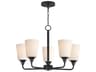 Hudson 5- Light Black Chandelier