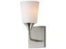 Hudson 1- Light Natural Aged Brass Nickel Wall Sconce