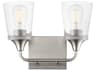 Hudson 2- Light Satin Nickel Vanity