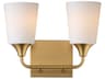 Hudson 2- Light Natural Aged Brass Vanity