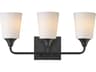 Hudson 3- Light Black Vanity