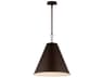 Veritas 1-Light Chestnut Bronze Pendant