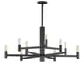 Emana 9-Light Black Candelabra Chandelier